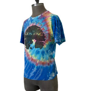 The Lion King Movie Simba Disney Blue Vintage T-shirt Size Small Single Stitch